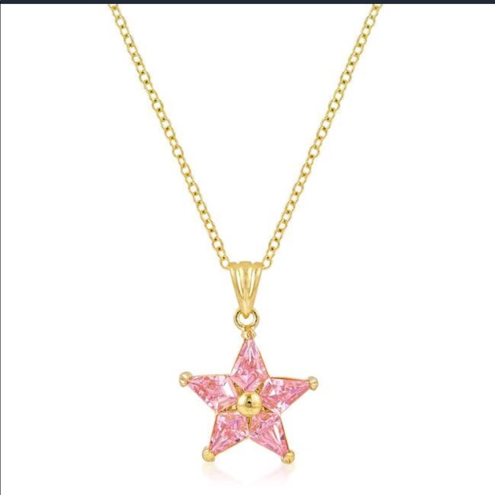 Goldtone Fancy Star Pendant